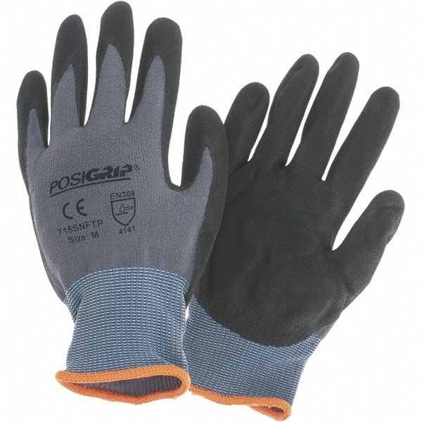 Nylon/Nitrile Work Gloves MPN:715SNFTP/M