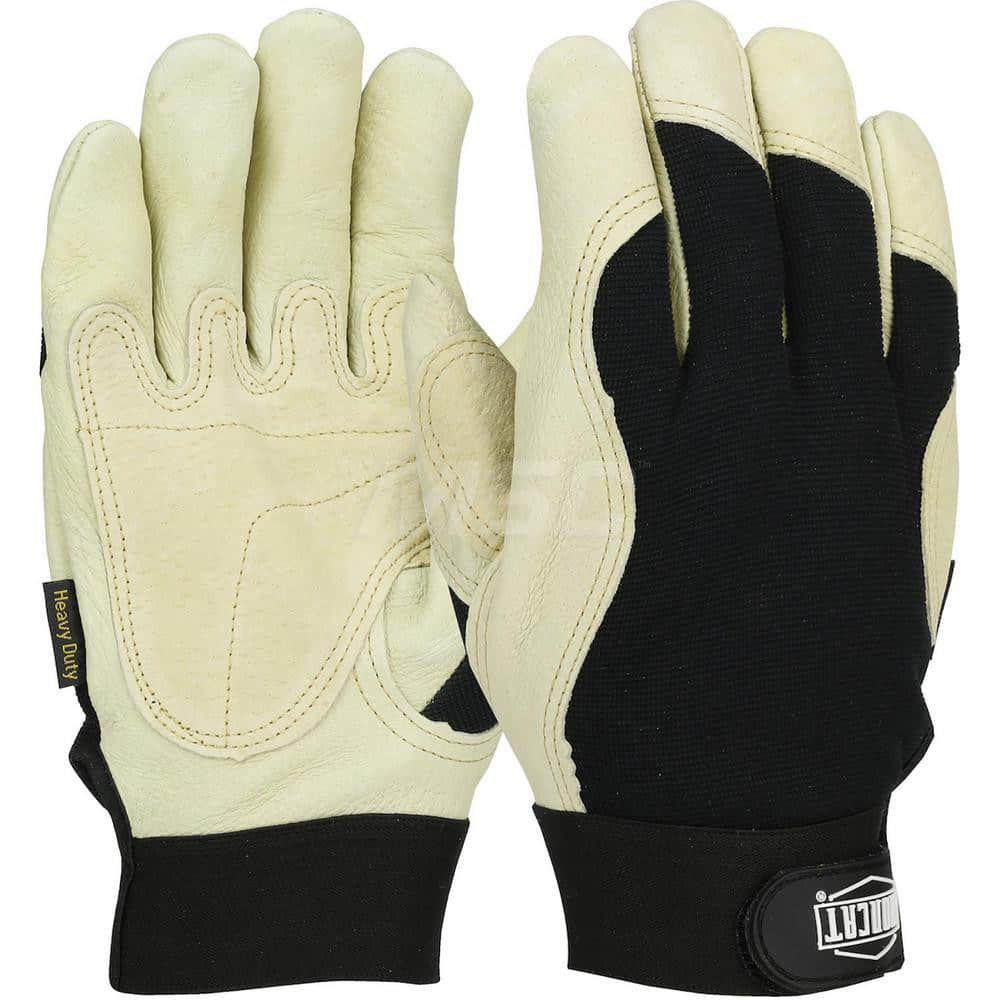 Welding Gloves: Size 3X-Large, Uncoated, Grain Pigskin Leather, MIG Welding Application MPN:86355/3XL