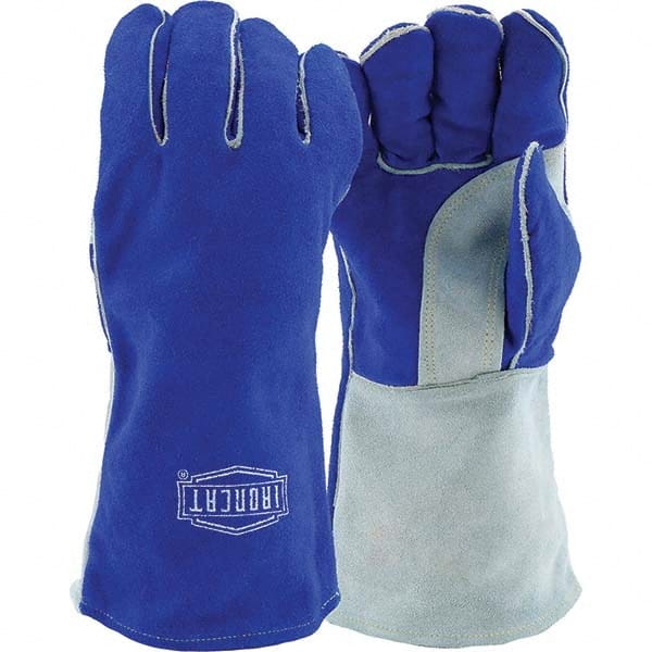 Welding Gloves: Size X-Large, Cowhide Leather, Stick Welding Application MPN:9051/XL