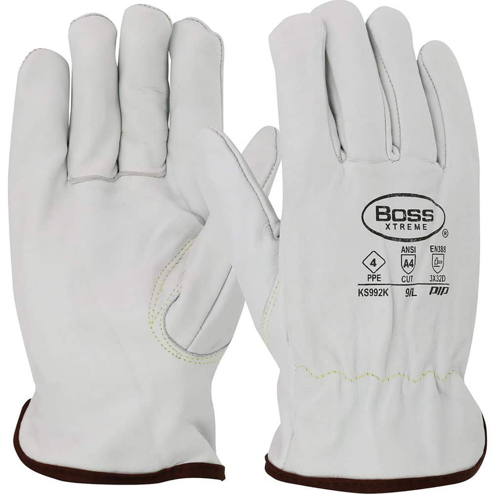 Cut & Puncture Resistant Gloves, Glove Type: Cut-Resistant , Primary Material: Cowhide , Women's Size: X-Small , Men's Size: Small , Color: Natural  MPN:KS992K/S