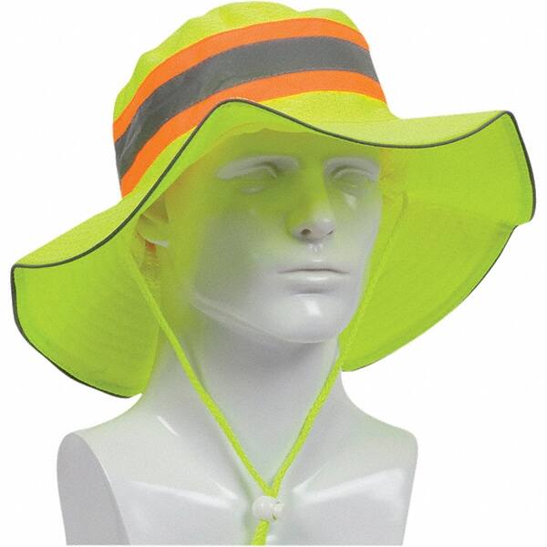 Hat: Size Universal, Yellow, Lightweight, One Size Fits Most & Reflective Piping MPN:350-RANGER