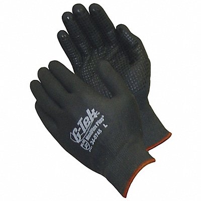 Coated Gloves XL Black Nylon PK12 MPN:348745XL