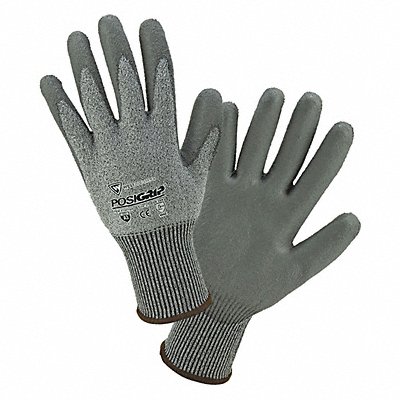 Work Gloves PU Dipped Gray PK12 MPN:730TGU/L