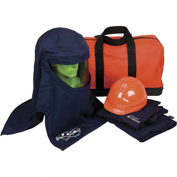 Arc Flash Clothing Kit: Large, Hard Hat & Overall MPN:9150-52436/L