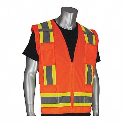 Hi-Visibility Vest 8 Pockets Org XXL MPN:302-0500-ORG/2X