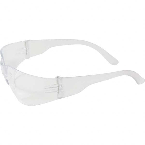 Safety Glass: Anti-Fog & Scratch-Resistant, Polycarbonate, Clear Lenses, Frameless, UV Protection MPN:250-01-0920