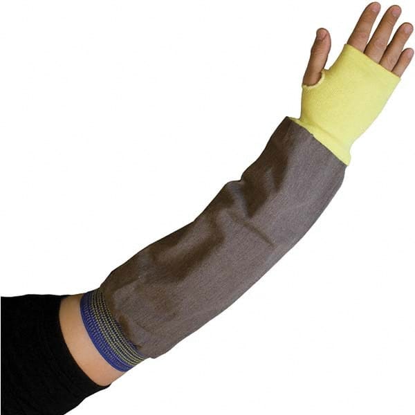 Cut-Resistant Sleeves: Size Universal, Kevlar, Yellow, ANSI Cut A2 MPN:10-K4622