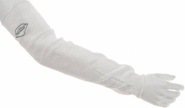 Cut-Resistant Sleeves: Size Universal, White, ANSI Cut A2 MPN:20-D20