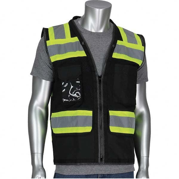 High Visibility Vest: 4X-Large MPN:302-0800D-BK/4X