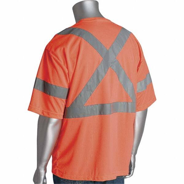 Work Shirt: High-Visibility, Large, Polyester, High-Visibility Orange MPN:313-1400-OR/L