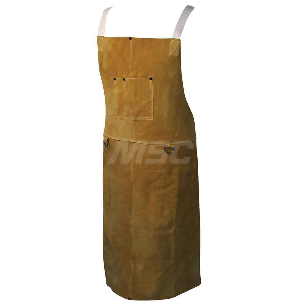 Bib Apron: Welding, Kevlar & Pigskin Leather, 36