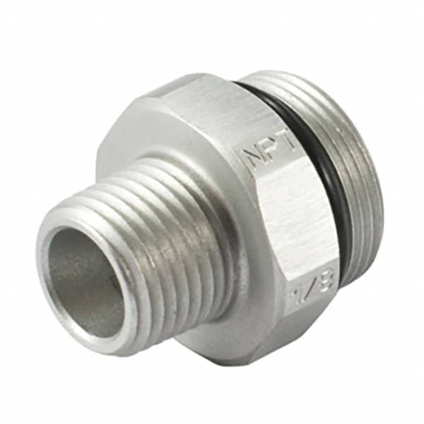 Coolant Hose Adapters, Connectors & Sockets, Type: Connector, Hose Inside Diameter (Inch): 1/8, Connection Type: Male to Female, Thread Size: 0.433 in MPN: