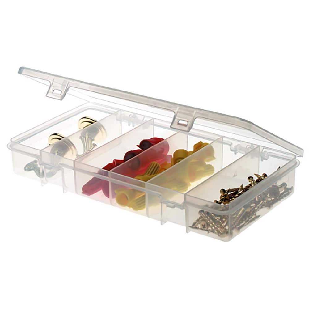 Small Parts Boxes & Organizers, Product Type: Compartment Box , Lock Type: Tension Latch , Width (Inch): 4 , Number of Dividers: 0 , Removable Dividers: No  MPN:345046