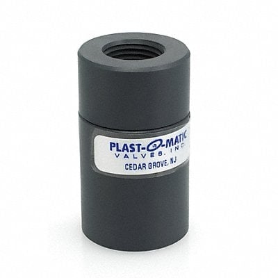 Disc Check Valve PVC 1/2 FNPT x Socket MPN:CKD050V-PV