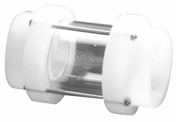 3-1/2 Inch Sight Diameter, 3 Inch Thread, 8-3/8 Inch Long, Single Cylinder Wall, Sight Glass and Flow Sight MPN:GX300EP-PV