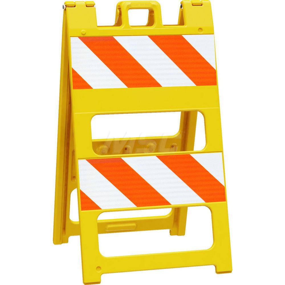 Traffic Barricades, Barricade Height (Inch): 45 , Barricade Width (Inch): 25 , Reflective: Yes , Compliance: MASH Compliant MPN:100-YT8B8HIP