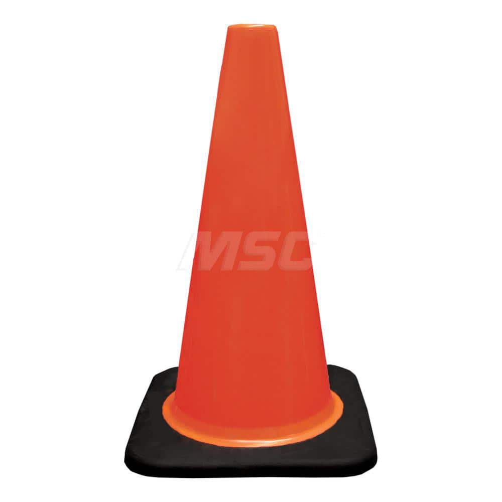 Traffic Cone with Base: Polyvinylchloride, 18