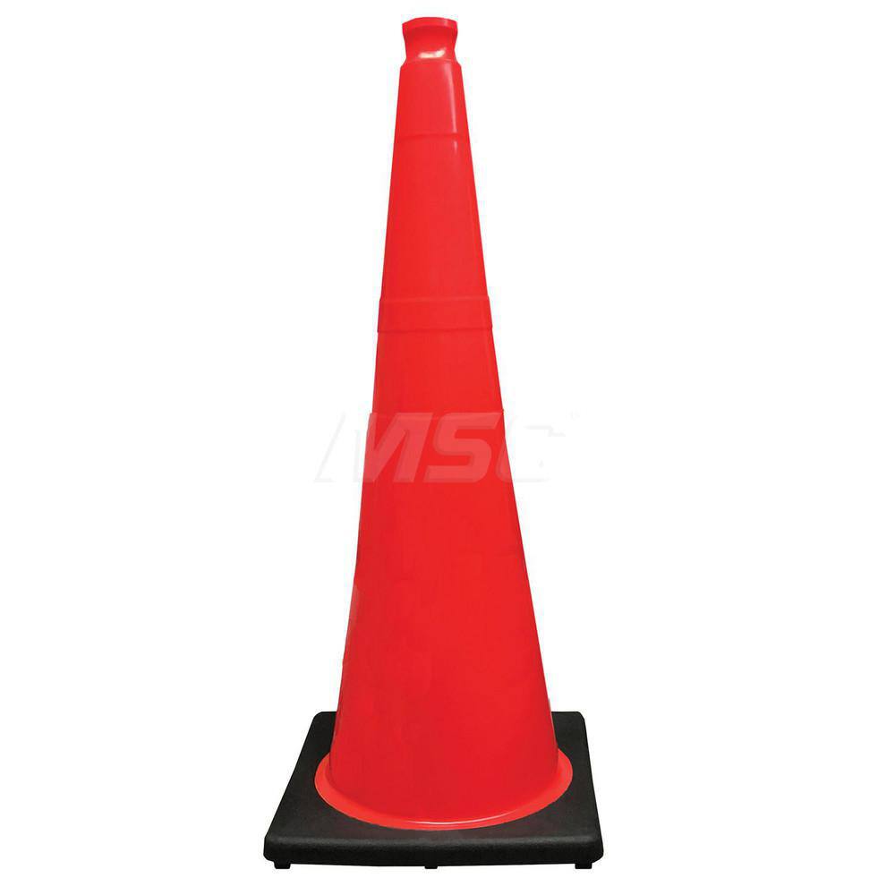 Traffic Cone with Base: Polyvinylchloride, 36