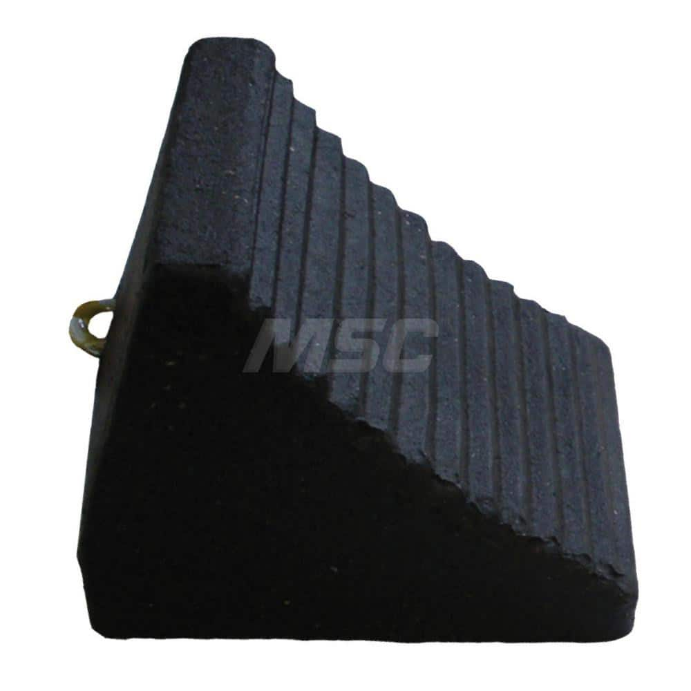 Recycled Rubber Wheel Chock: 6-3/4