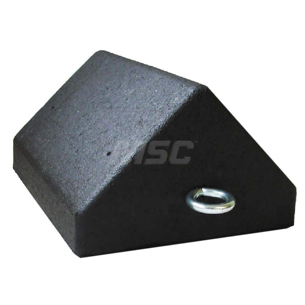 Recycled Rubber Wheel Chock: 9-3/4