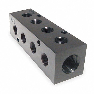 Manifold 90 Metal NPT 1/4 in 1/8 in MPN:M10-125-4-90