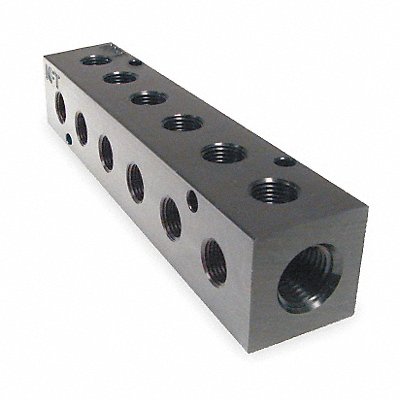 Manifold 90 Metal NPT 1/4 in 1/8 in MPN:M10-125-6-90