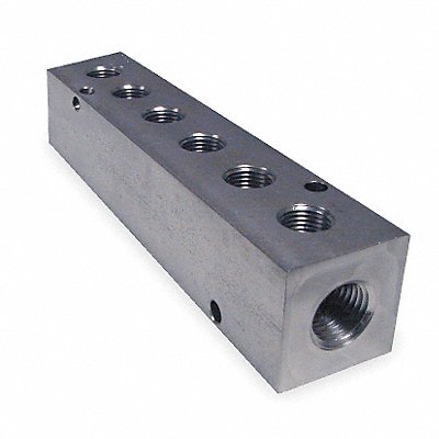 Manifold Stainless Steel NPT 4-3/4 in L MPN:M10-125-6-SS