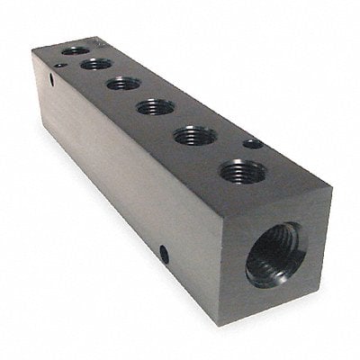 Manifold Metal NPT 9-1/8 in L MPN:M35-375-6