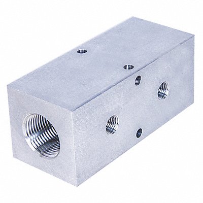 Manifold Aluminum 2 Outlets 5-1/4 L MPN:M40-500-2