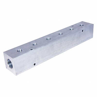 Manifold Aluminum 6 Outlets 14-1/4 L MPN:M40-500-6