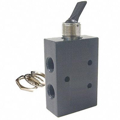 Toggle Valve 4 Way 1/8 In NPT MPN:FP45-1/8-SR