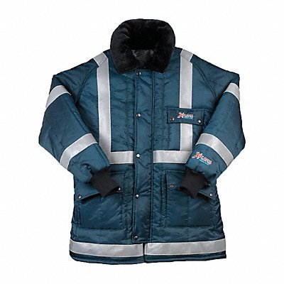 Reflective Coat Insulated Navy S MPN:FW570