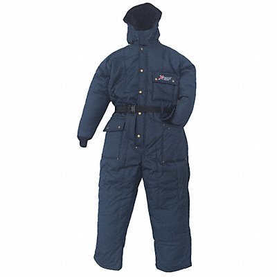 Coverall with Hood L Navy Nylon MPN:22020-RLRGB