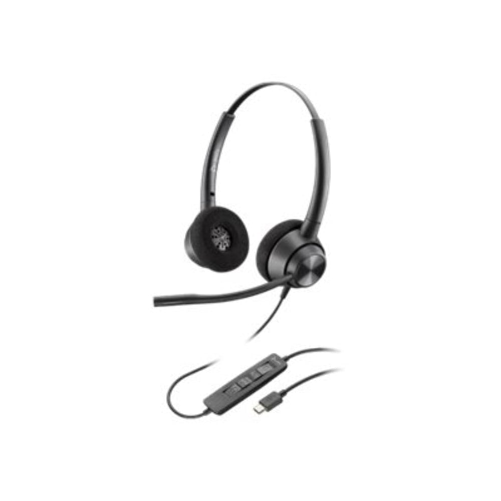 Poly EncorePro 320, USB-C - 300 Series - headset - on-ear - wired - USB-C MPN:767F9AA