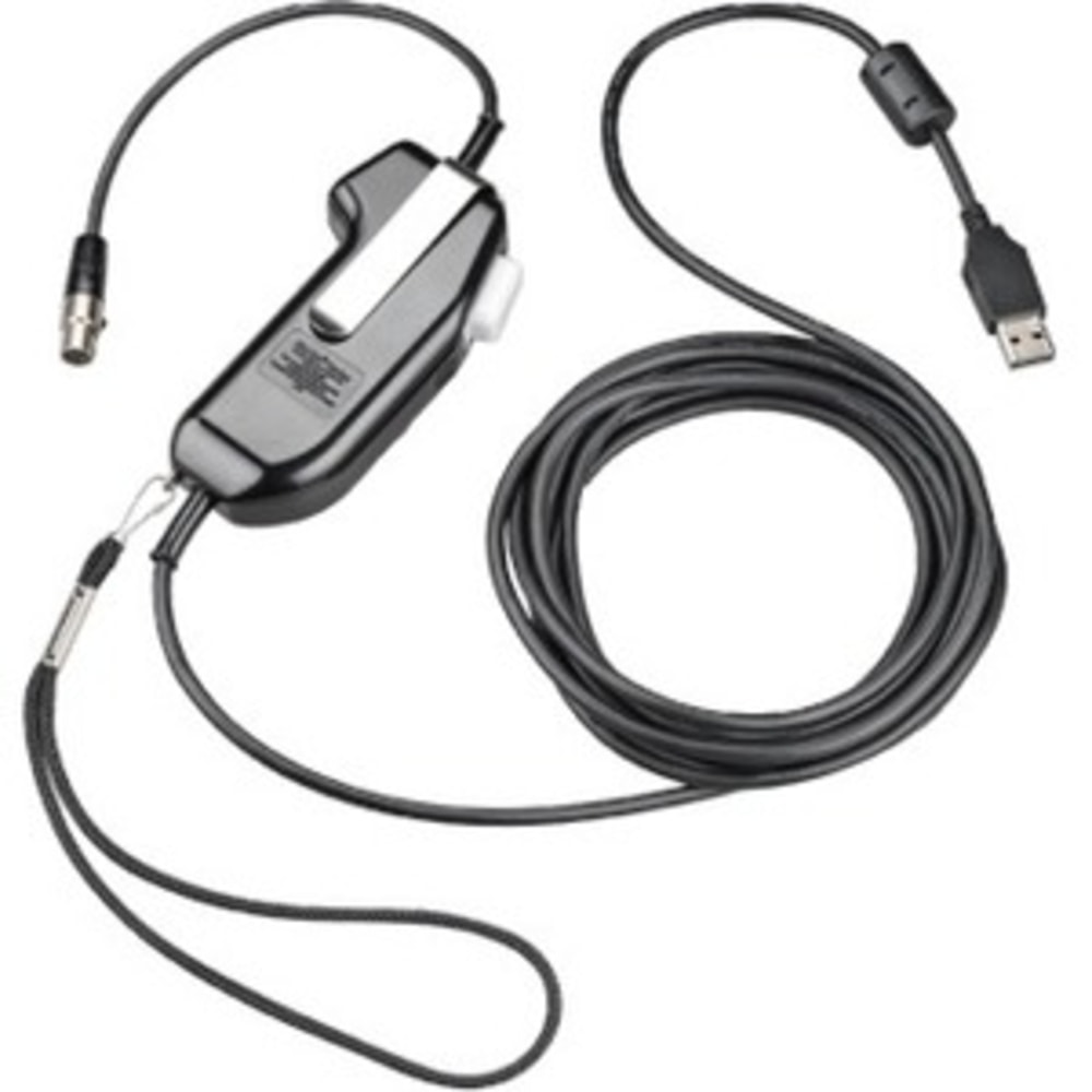 Plantronics SHS 2371 Corded USB - PTT - Black for Headset MPN:8K718AA#AC3