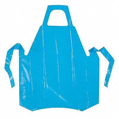 Bib Apron Univ Blue Polyolefin PK100 MPN:46401