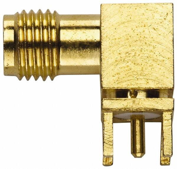 DC-18 GHz, 50 Ohm, Right Angle, Jack Coaxial Connector MPN:72971