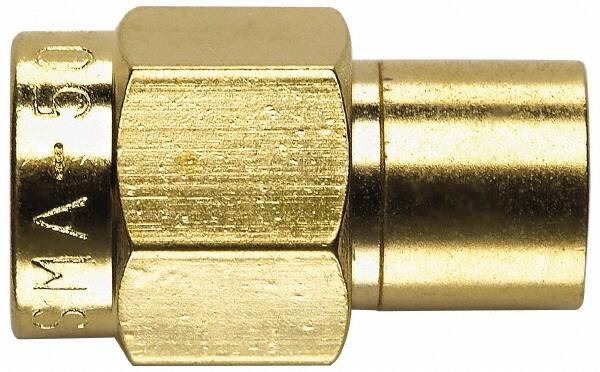 Coaxial Connectors, Connector Type: Plug , Impedance (Ohms): 50 , Body Orientation: Straight , Finish: Gold , Contact Material: Brass  MPN:72975