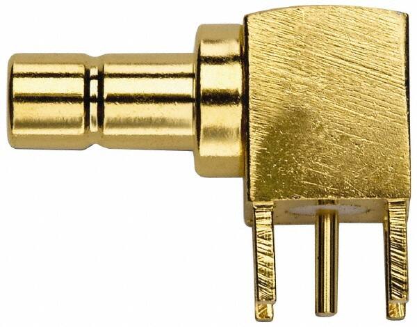 Coaxial Connectors, Connector Type: Jack , Impedance (Ohms): 50 , Body Orientation: Right Angle , Finish: Gold , Contact Material: Beryllium Copper  MPN:72998