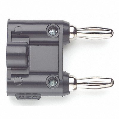 Double Banana Plug 5000VDC 15A Black MPN:MDP-0