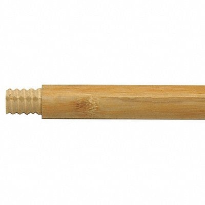 Broom Handle Wood Natural Threaded 60 MPN:0360BW