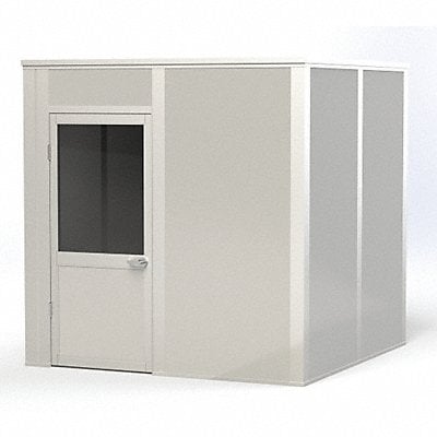 D5454 Modlr In-Plant Office 8.1 ftx8 ftx8.4 ft MPN:VK1STL 8'x8' 4-Wall