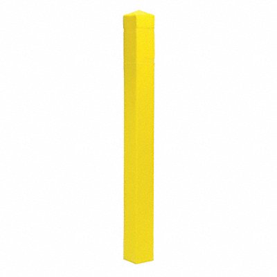 Post Sleeve 4-1/2x4-1/2 In 55In H Yellow MPN:SQ455YNT