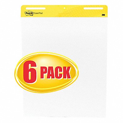 Easel Pad Plain White 25 in x 30 in PK6 MPN:559 VAD 6PK