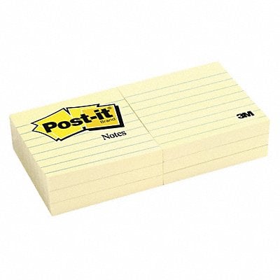 Pad Post-It Lined 3 X3 Yellow PK6 MPN:6306PK