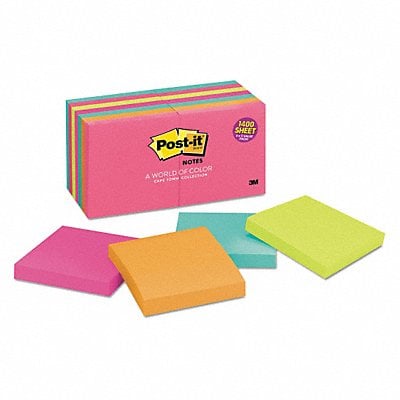 Pad Post-It Note3 x3 Neon PK14 MPN:65414AN