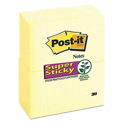 Pad Post-It 3 X5 Canary Yellow PK12 MPN:65512SSCY