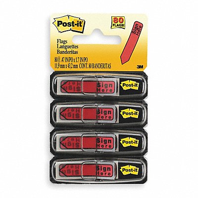 Sticky Arrows 1/2 x 1-3/4 PK4 MPN:684-RDSH