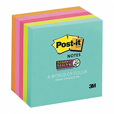 Notes Post-It Sprstck Miami PK5 MPN:6545SSMIA