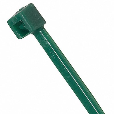 Cable Tie 3.9 in Green PK100 MPN:36J208